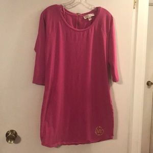 Michael Kors hot pink tunic